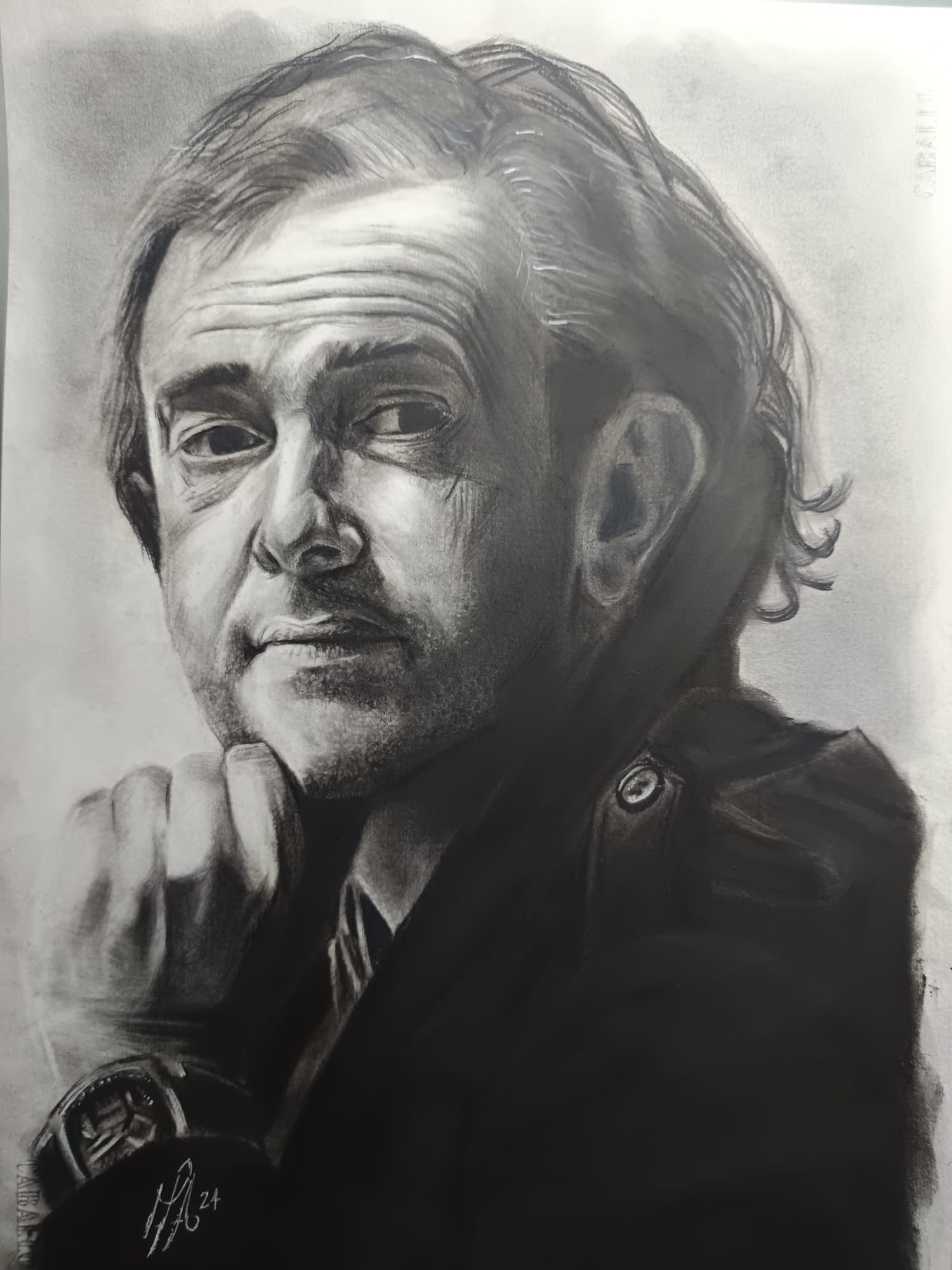 retrato Juan Carlos Aragón