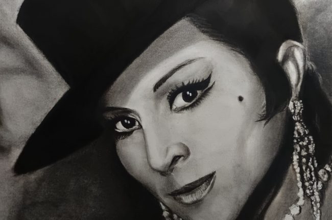 retrato realista Lola Flores