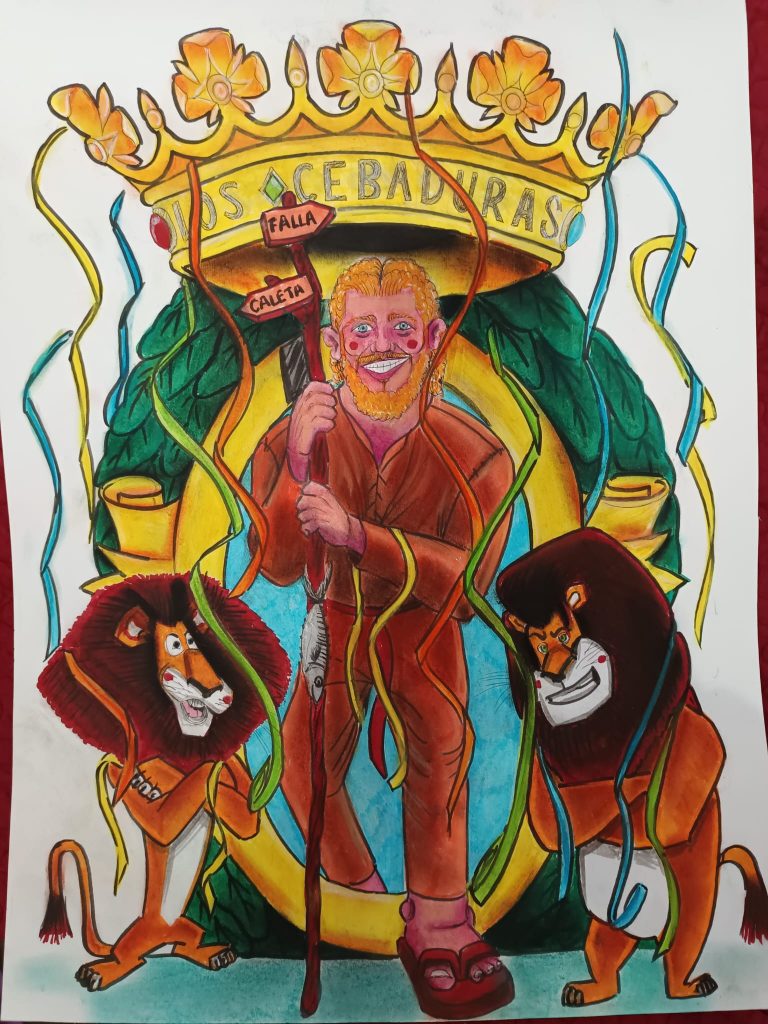 Diseño del Escudo chirigotero de Cádiz