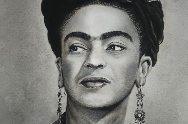 retrato realista Frida Kahlo
