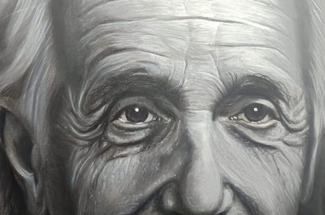 Retrato Realista Einstein