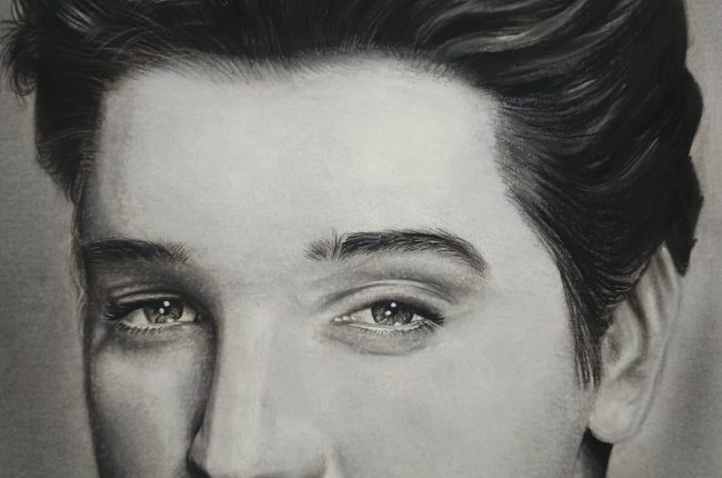 Retrato Elvis Presley