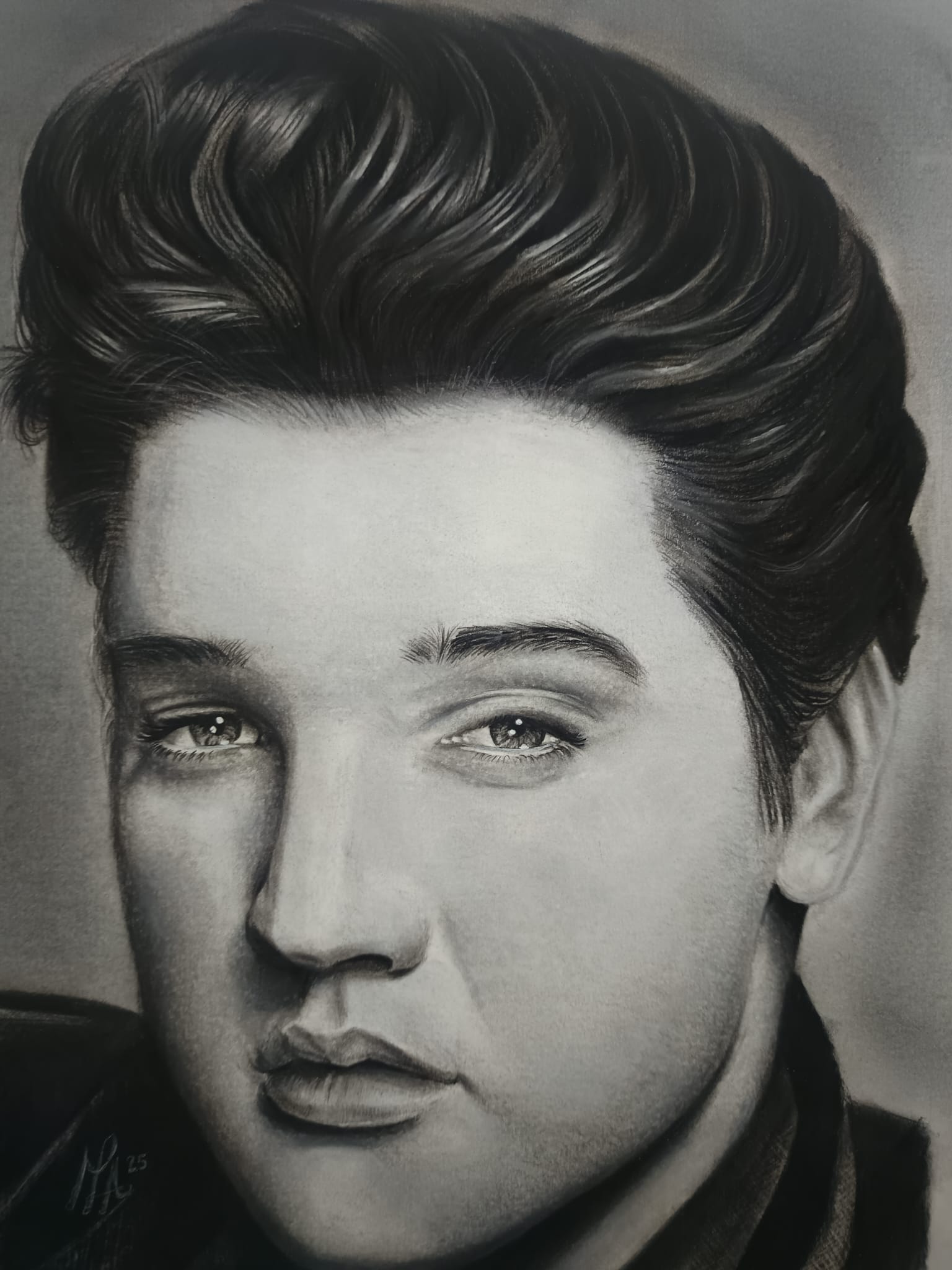 Retrato Elvis Presley