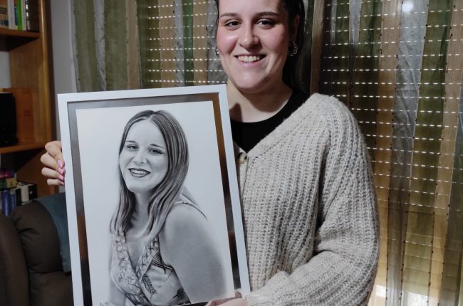 Entrega retrato Raquel