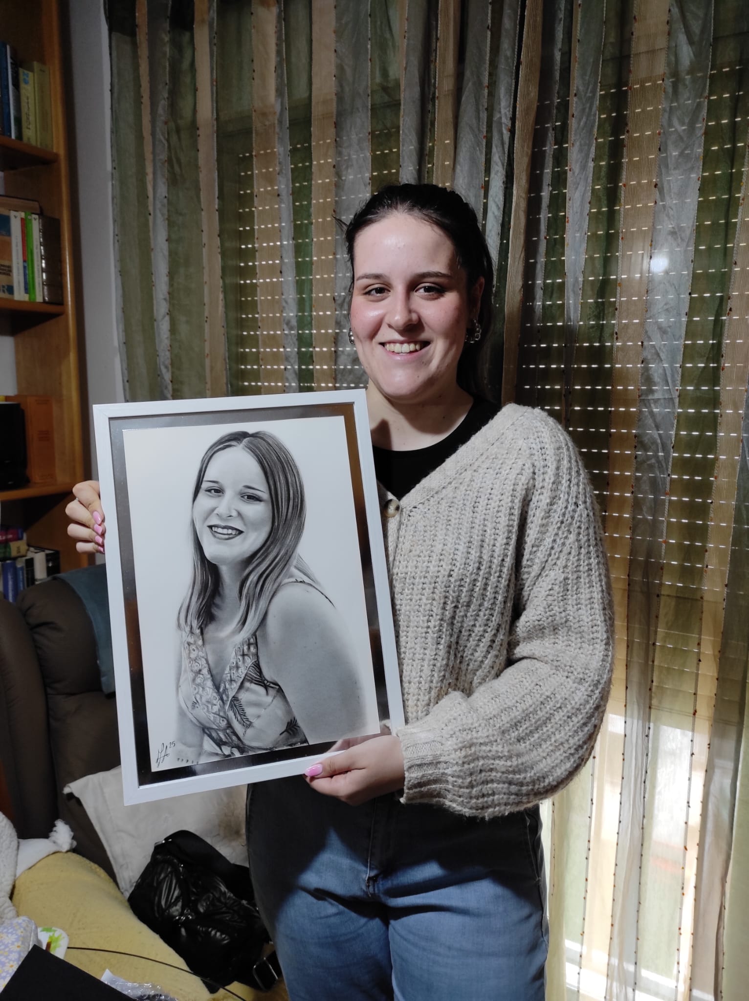 Entrega retrato Raquel